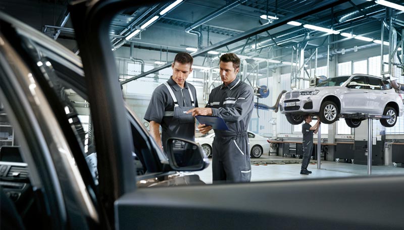 Detailed automotive craftsmanship and restoration work